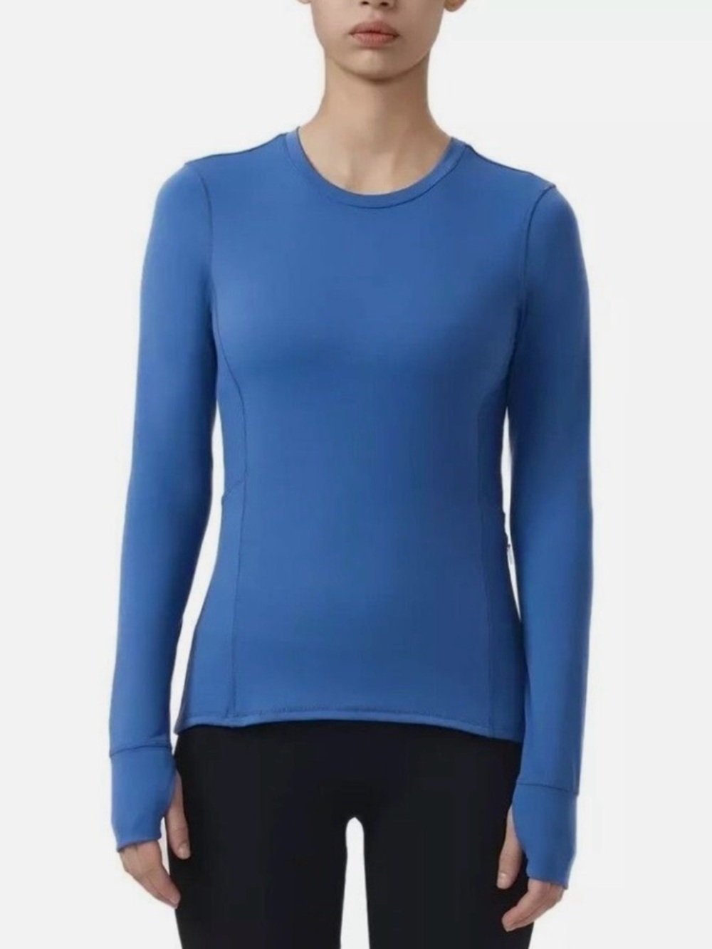 SPYDER Active Women XL Long Sleeve Pullover Activewear Pocket Shirt Thumb Hole